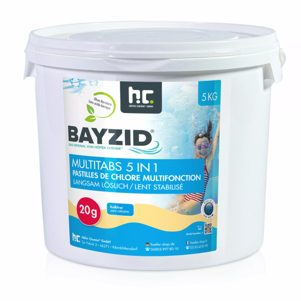 5 kg BAYZID® Multitabs 20g langsam löslich
