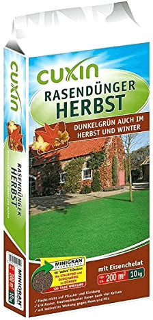 Cuxin Rasendünger Herbst 10kg Moosweg Shop